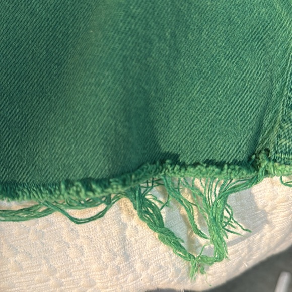 ZARA high rise green jeans - Picture 3 of 6